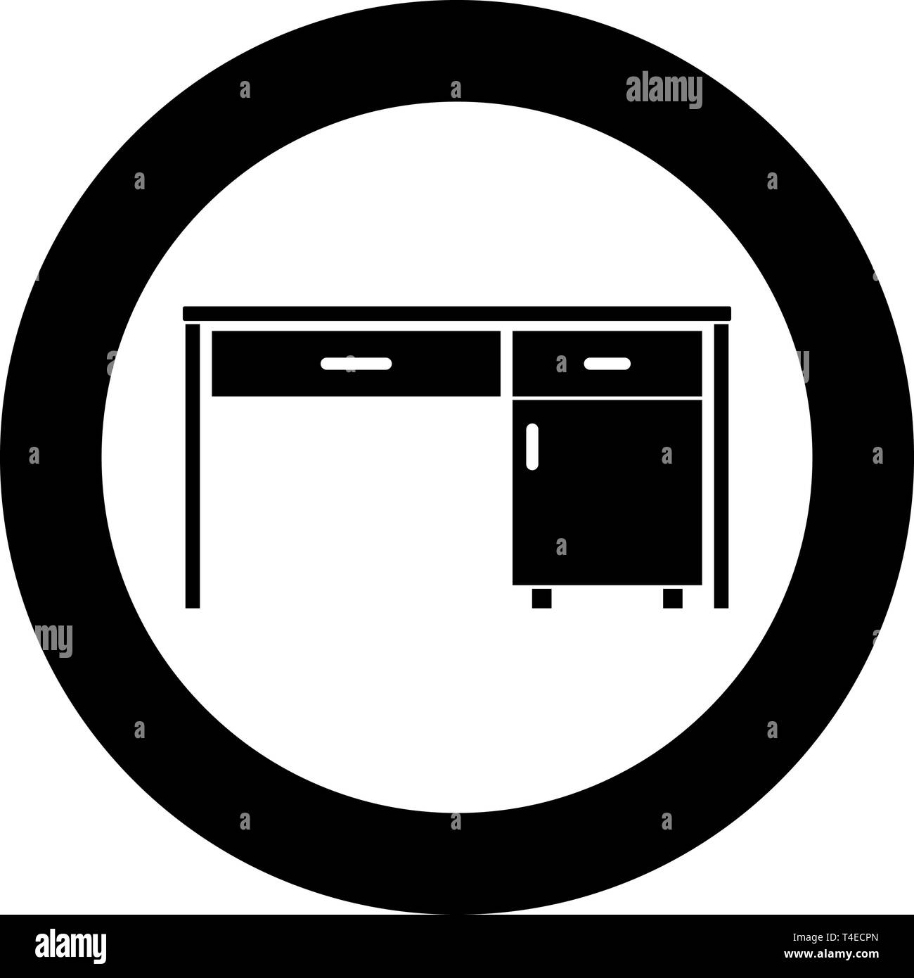 Desk Business office desk Written table Workplace in office concept ...