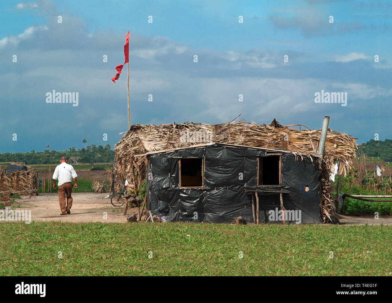 Bahia, Brazil: MST camp of the landless Stock Photo