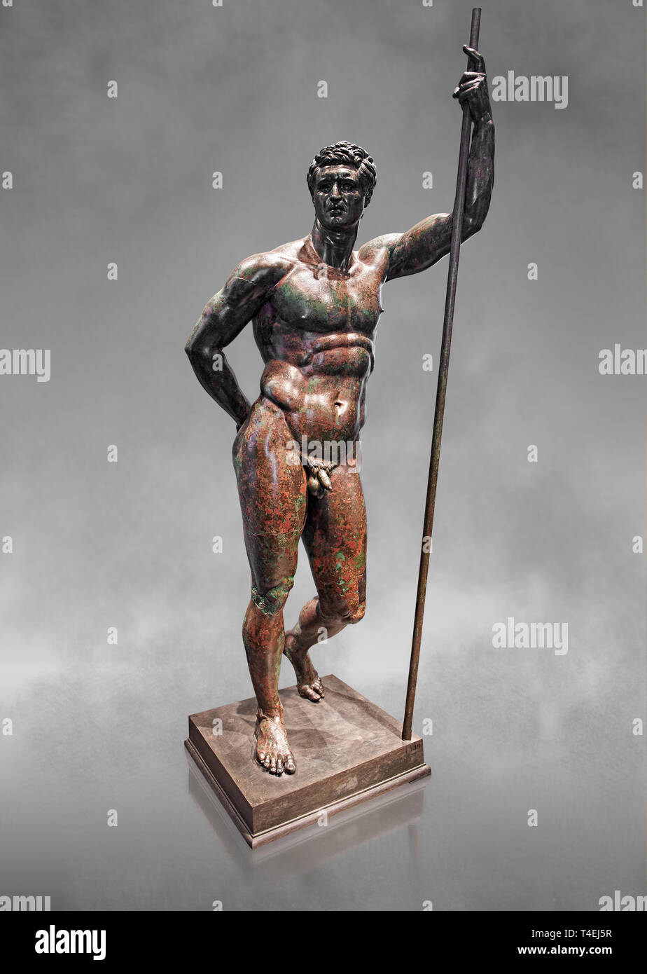 Rare Greek bronze statue known as the Hellenistic Prince, a 2nd cent BC