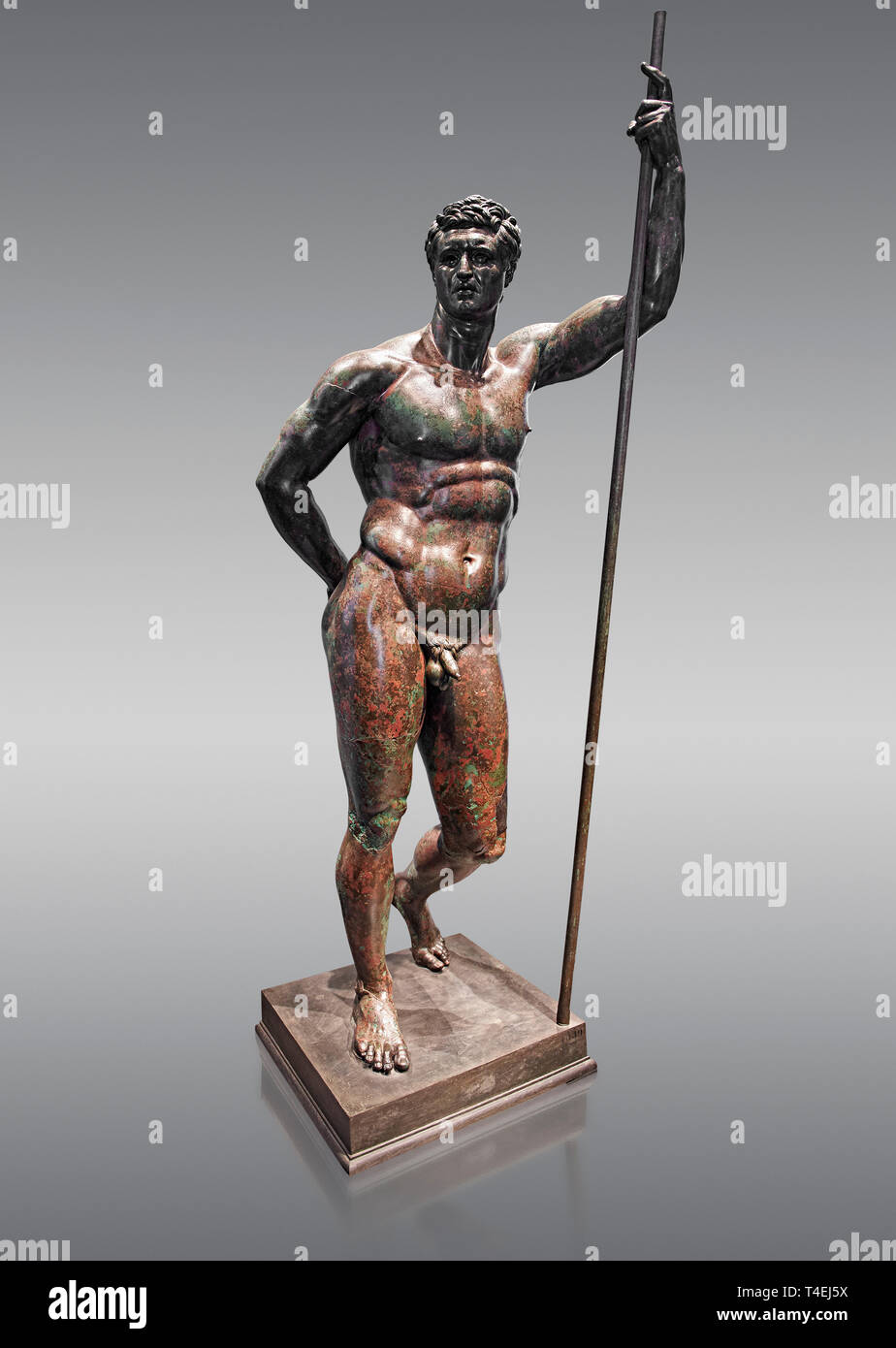 Rare Greek bronze statue known as the Hellenistic Prince, a 2nd cent BC