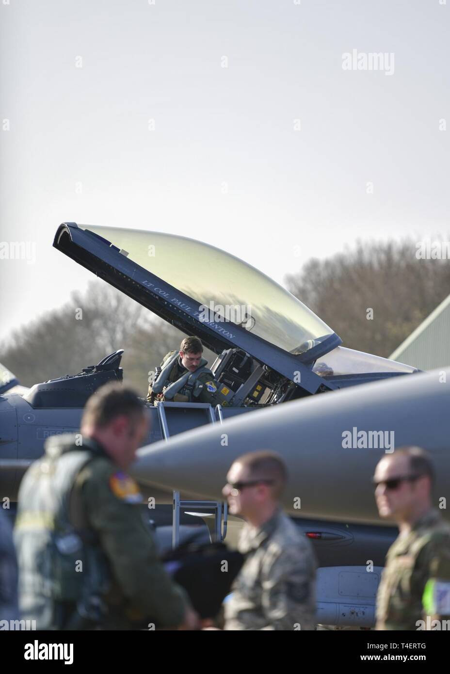 This year more than 175 Airmen from the Duluth, Minn. based 148th Fighter Wing will be the American asset in the annual exercise held at Leeuwarden Air Base.  Frisian Flag is a 12-day NATO partnership exercise in the Netherlands will allow all international participants of the exercise to execute training on operational tactics in an operational setting with multiple coalition partners like Germany, Spain, Poland, France, and the United States. Stock Photo