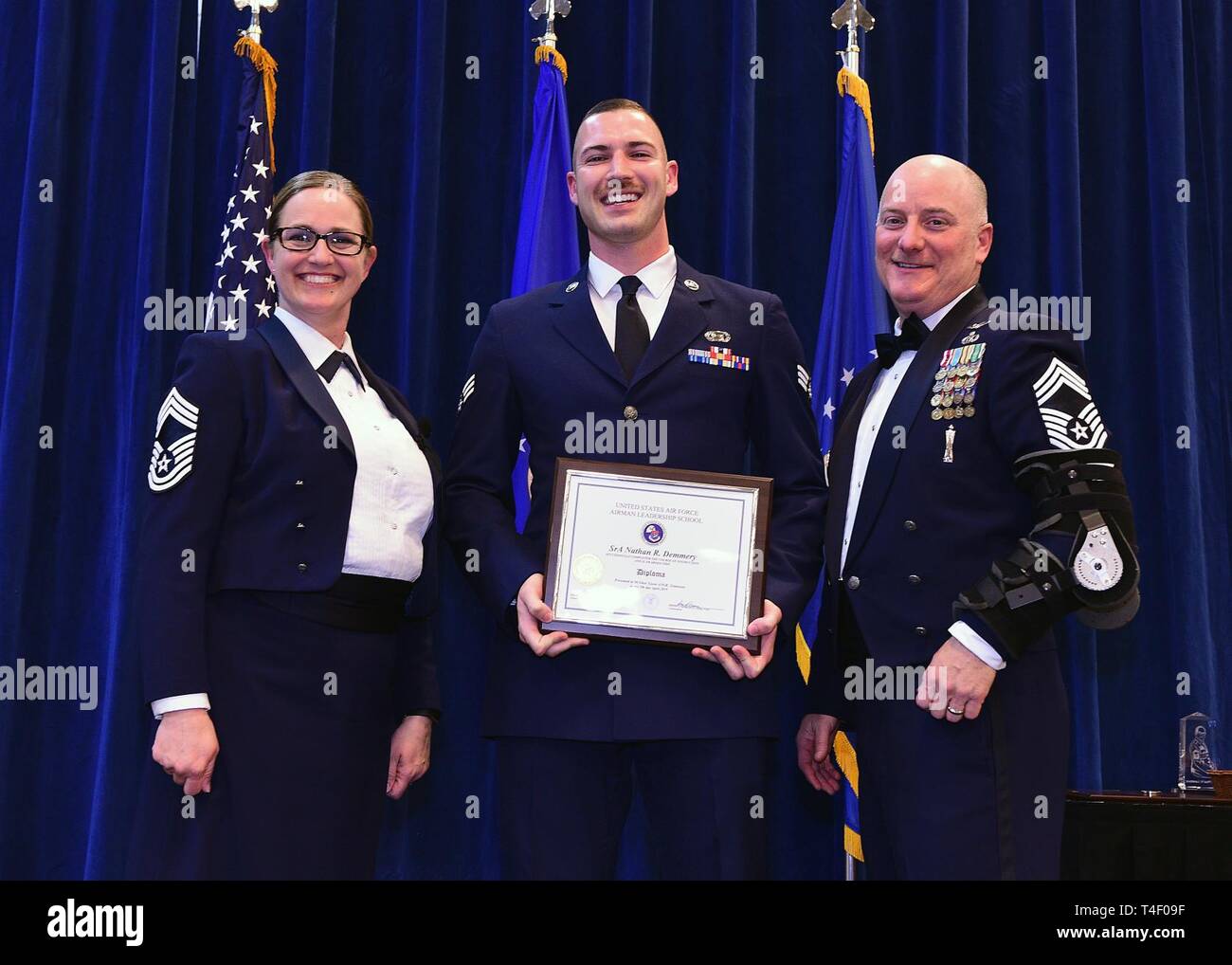U.S. Air Force Senior Airman Nathan Demmery from the 480th Intelligence ...