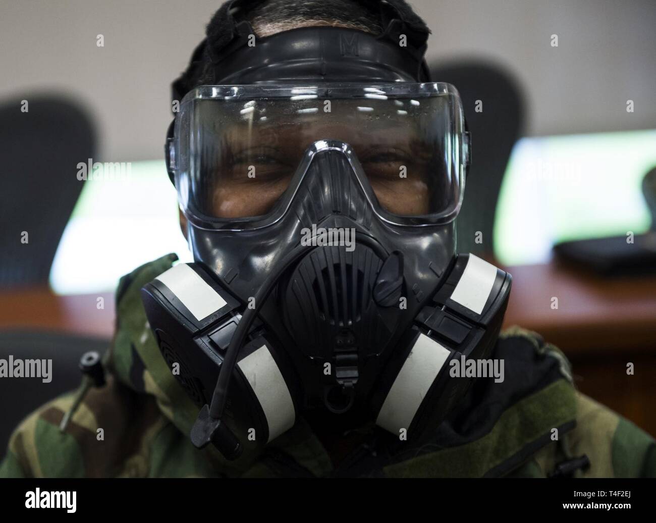 Mobilisation Mask Naval mine and anti submarine warfare command point loma hi-res stock ...