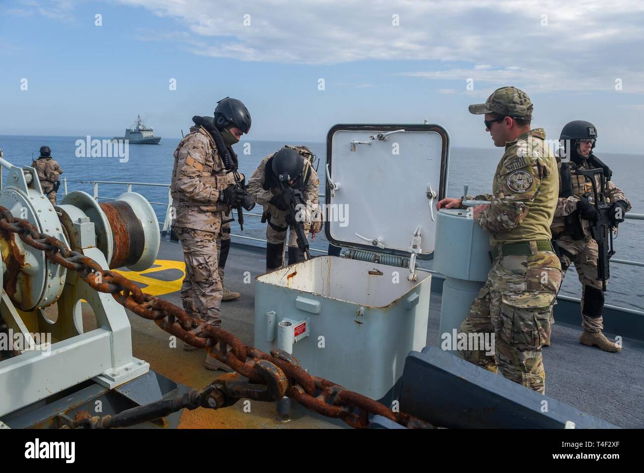 U s coast guard tactical law enforcement team south hi-res stock ...
