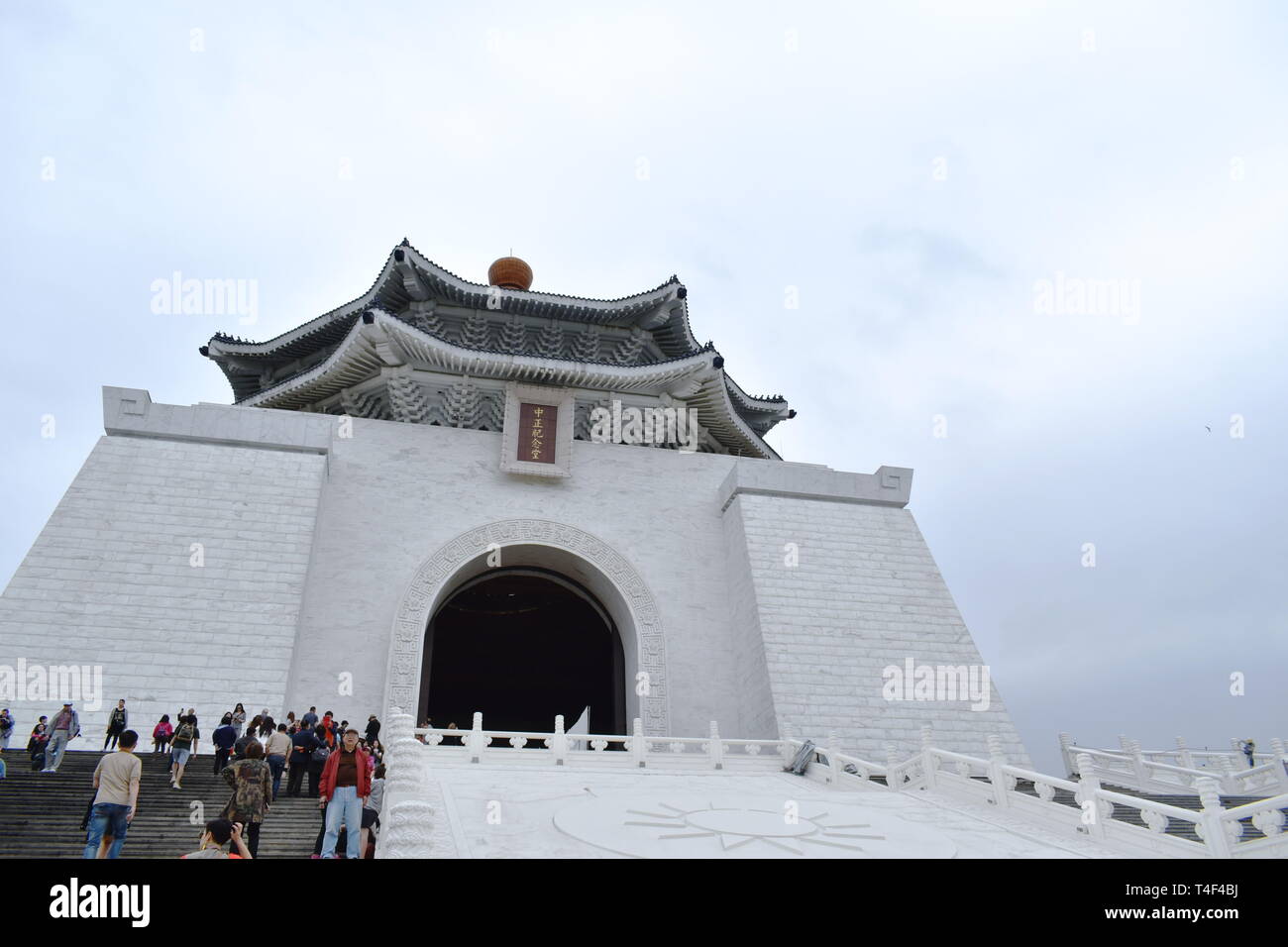 Taipei Taiwan March 30, 2019 : Chiang Kai-Shek memorial Hall the place for reverence and travel landmark Stock Photo