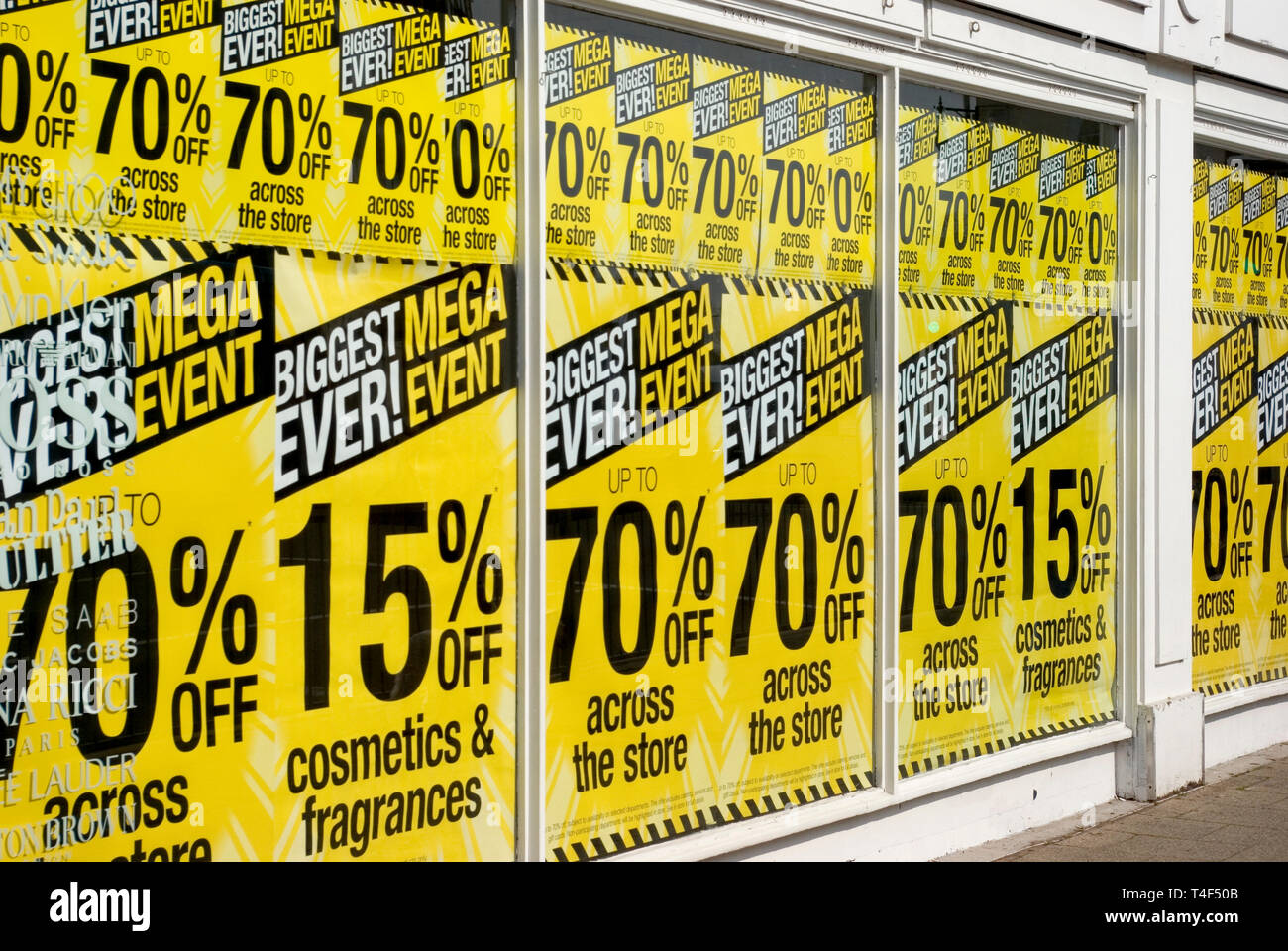 Beales Shop Window Stock Photo