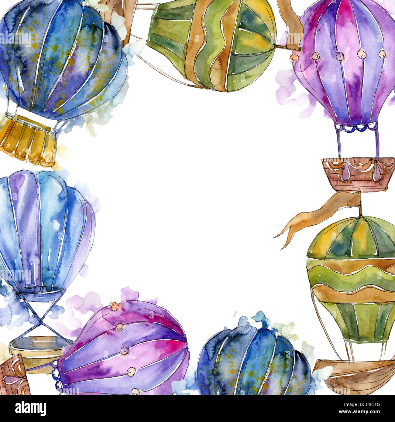 Hot Air Balloon Picture Frame