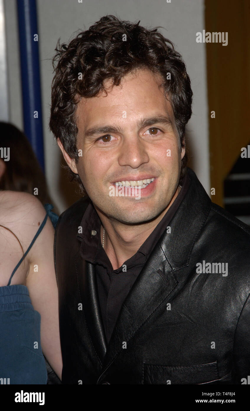 LOS ANGELES, CA. April 14, 2004 Actor MARK RUFFALO & wife SUNRISE at