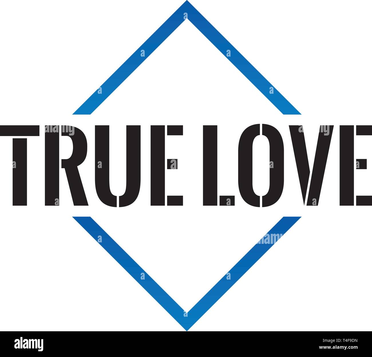 Triangle or pyramid true love line art vector icon Stock Vector