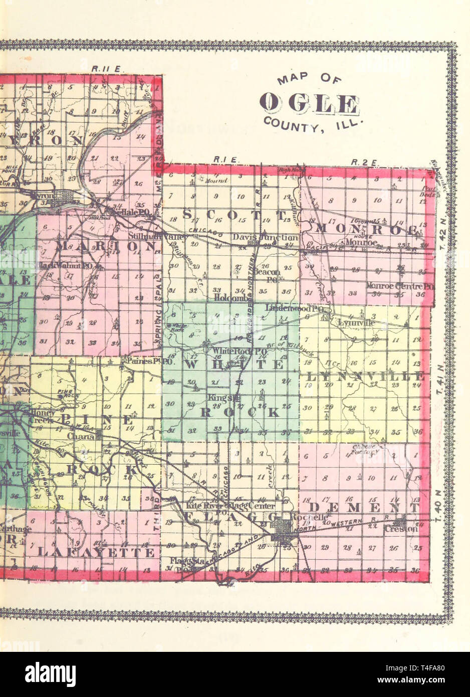 The History of Ogle County Illinois Stock Photo Alamy