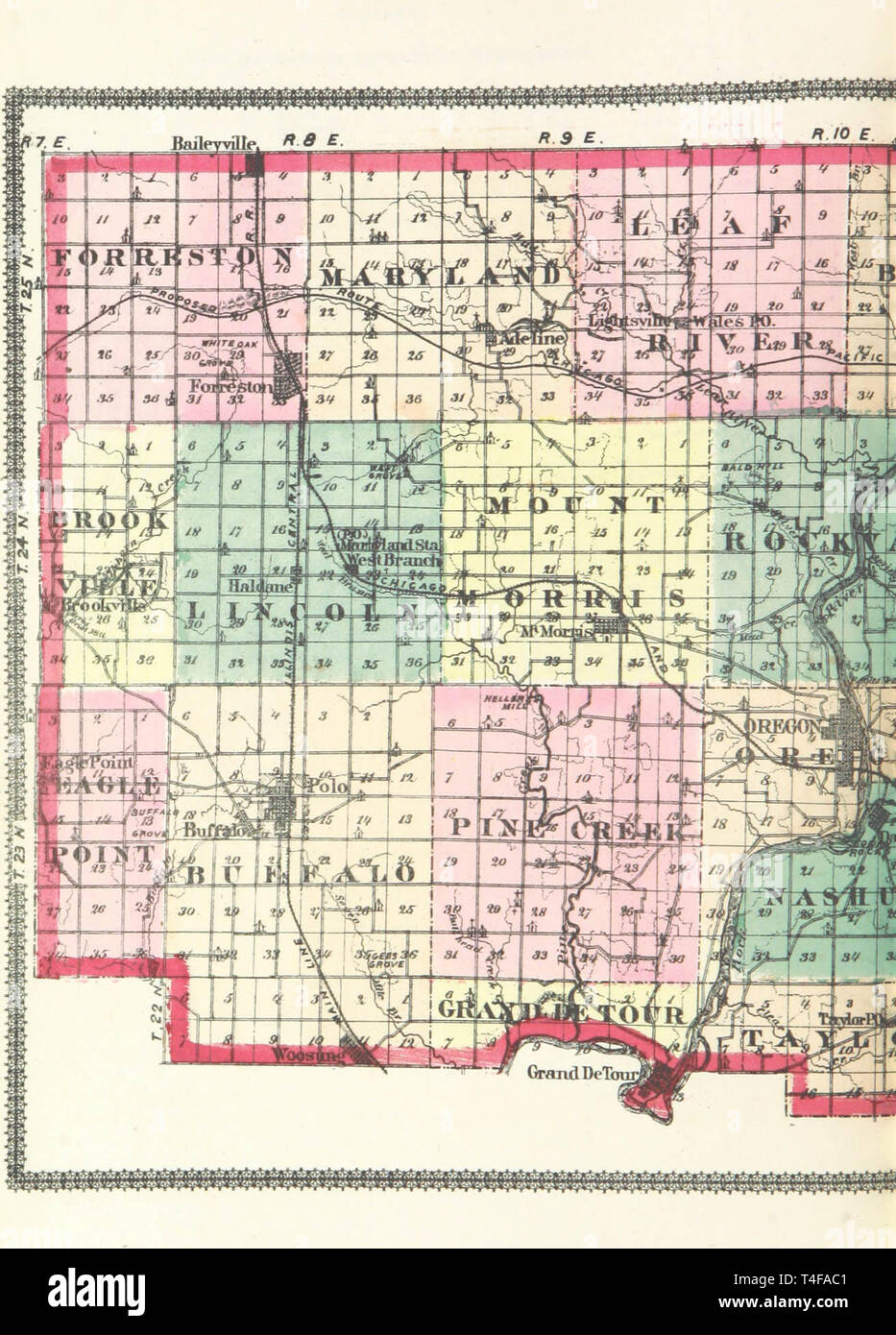 The History of Ogle County Illinois Stock Photo Alamy