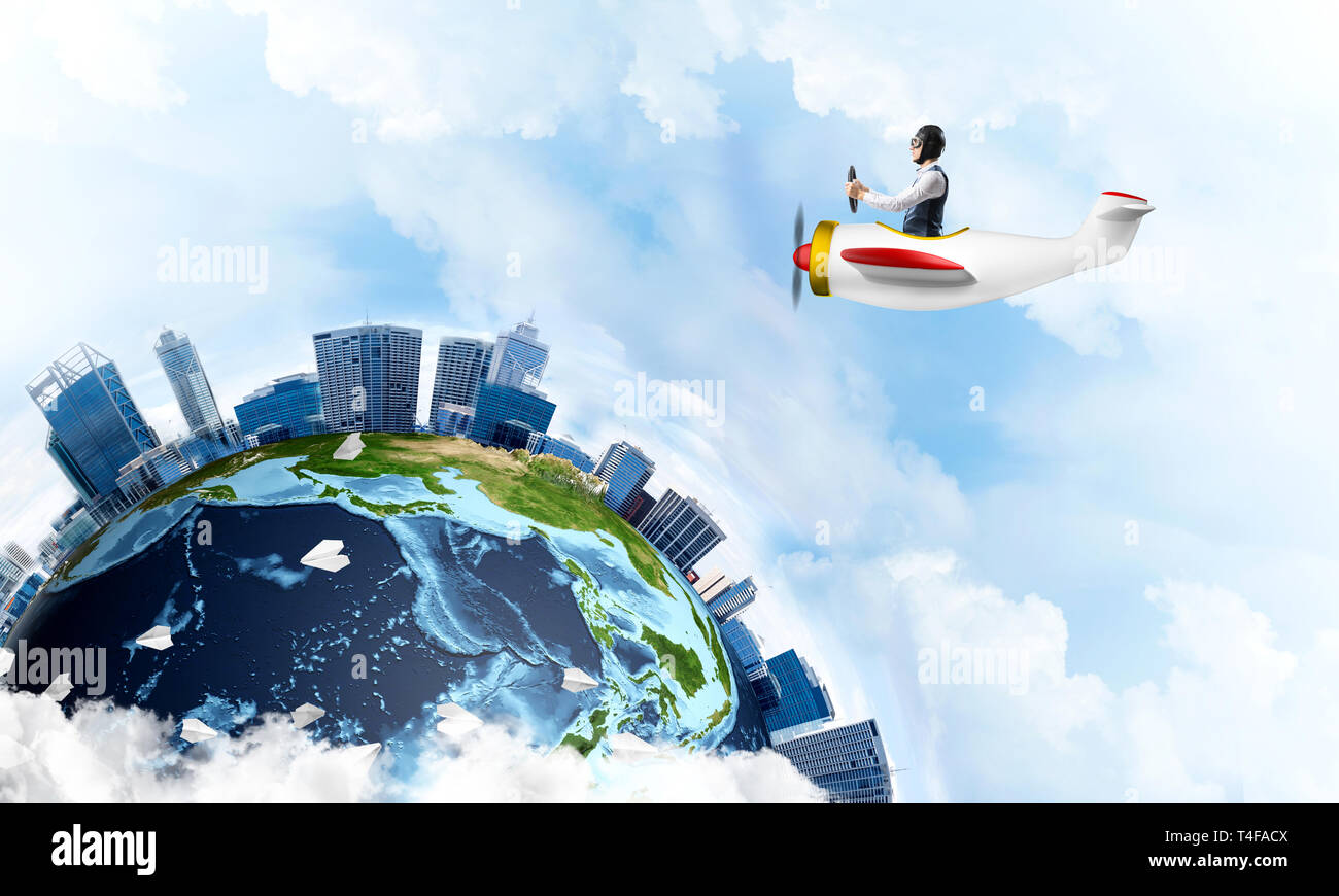 vintage aviator hat and goggles