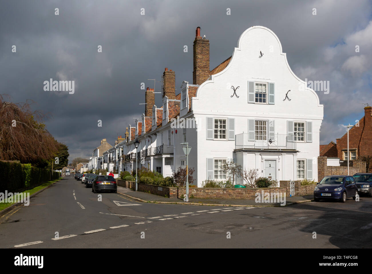 Dutch style architecture in Walmer, Deal, Kent, UK Stock Photo Alamy
