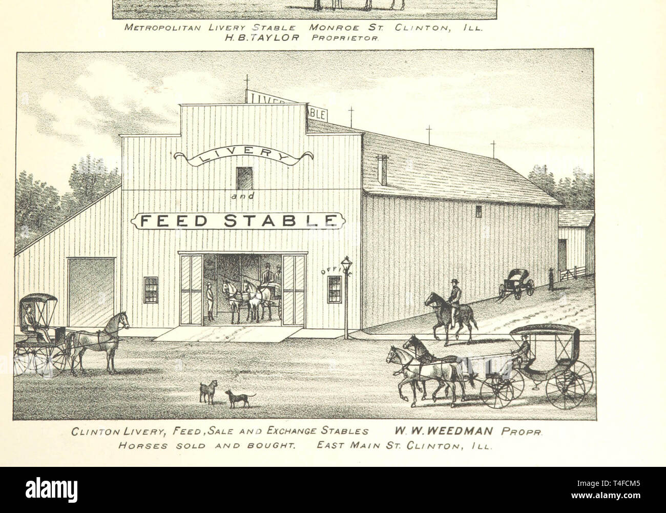 History of De Witt County Illinois Stock Photo Alamy