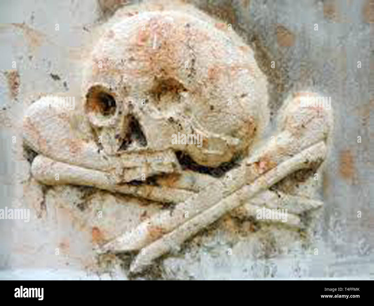 vintage art from around the time of the black death Stock Photo