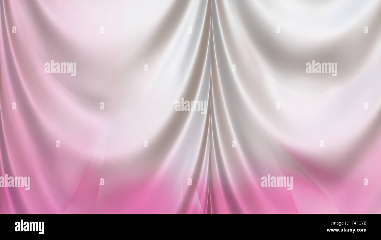 Abstract Pink and White Silk Curtain Background Stock Photo Alamy