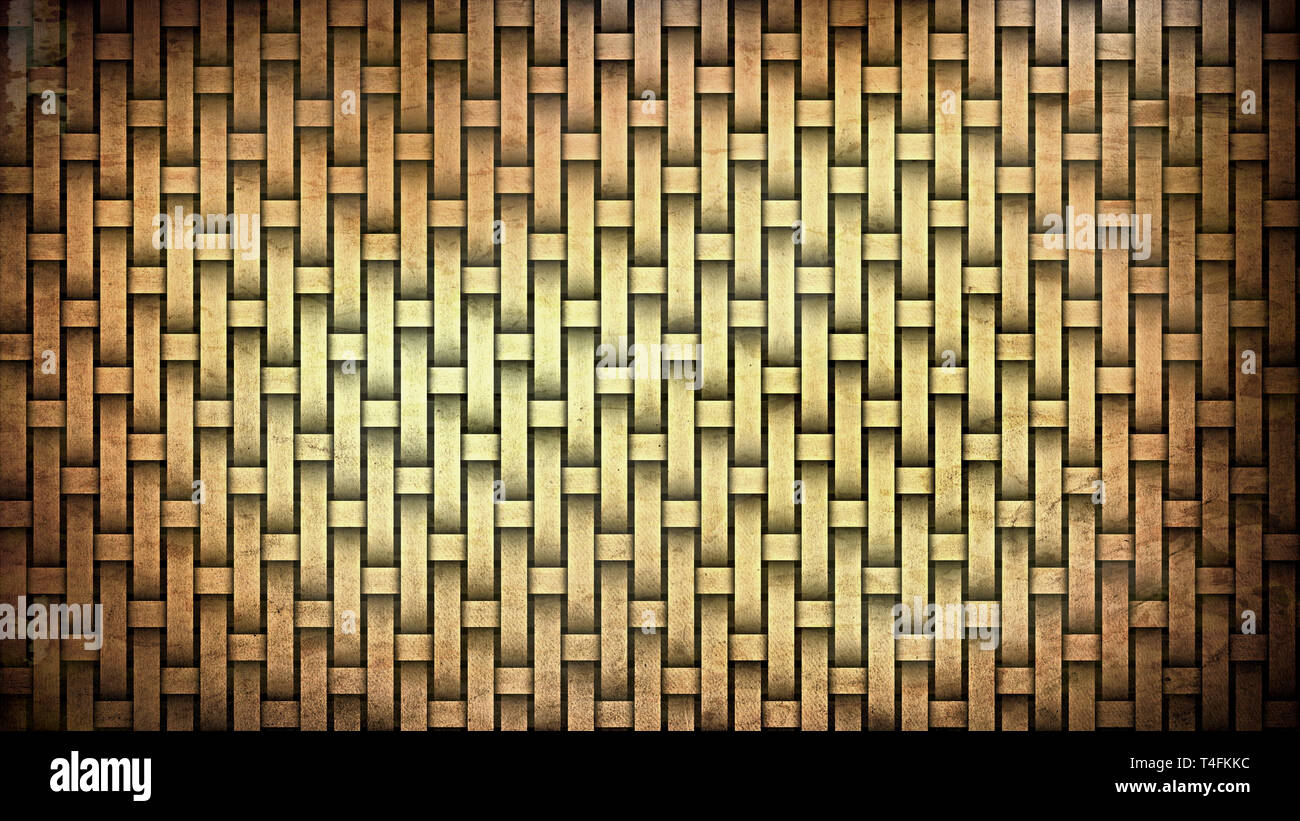 Dark Orange Bamboo Background Image Stock Photo