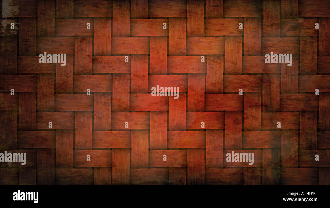 Dark Orange Bamboo Background Image Stock Photo