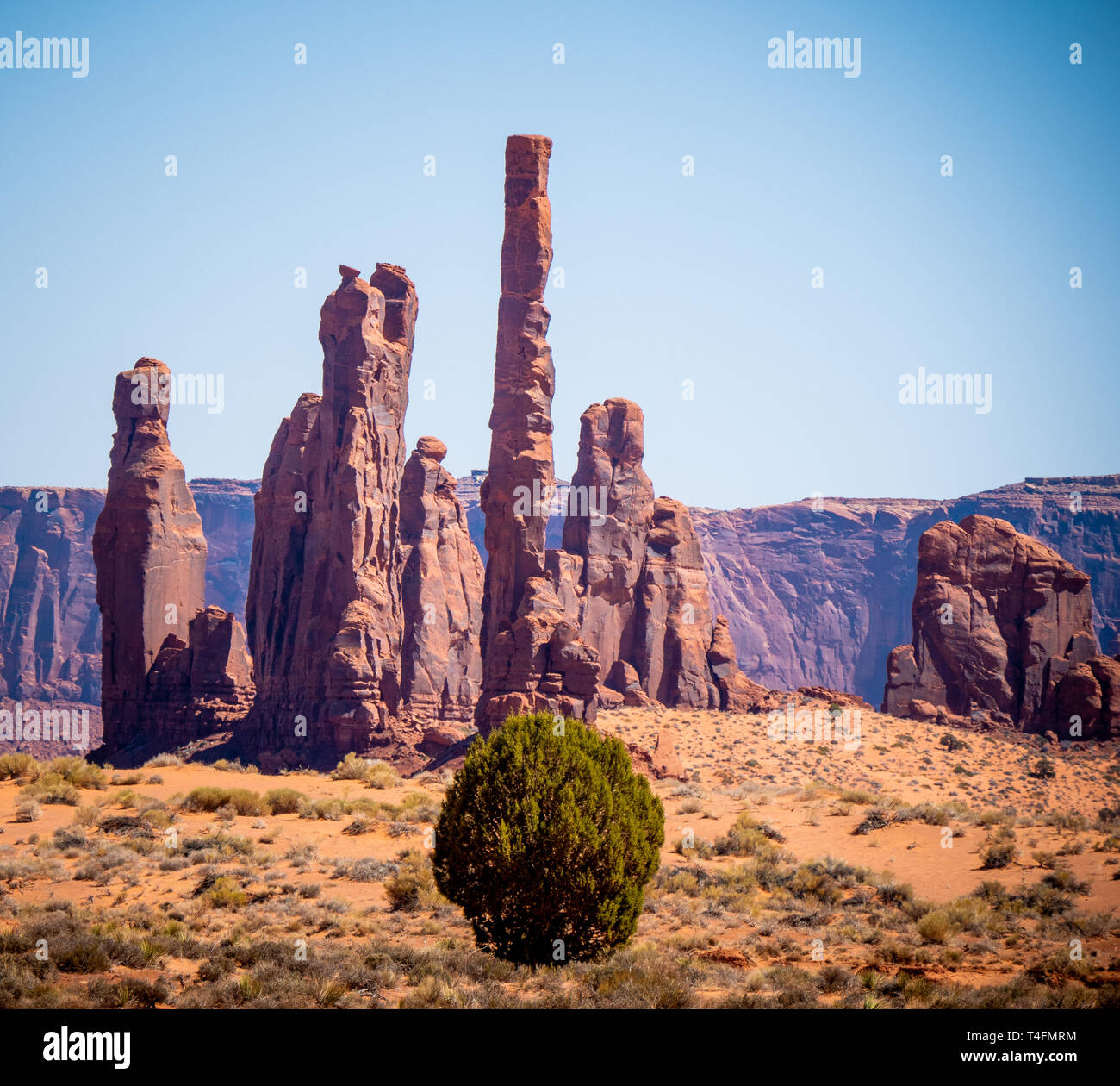 Amazing rock sculptures at Monument Valley Stock Photo - Alamy