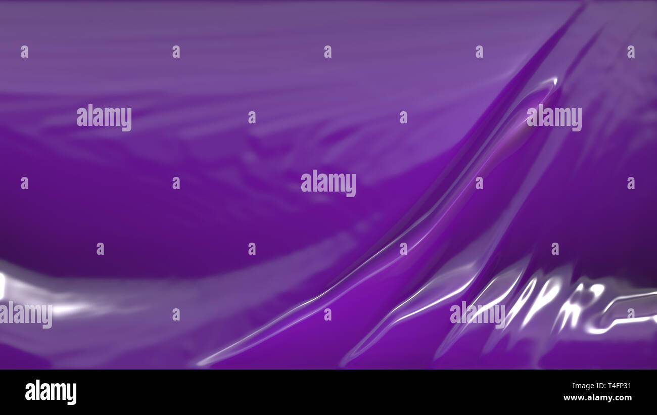 Dark Purple Shiny Plastic Background Stock Photo
