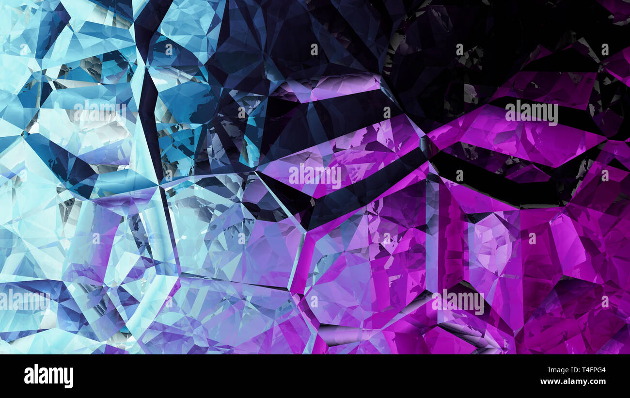 Blue and Purple Abstract Crystal Background Image Stock Photo - Alamy