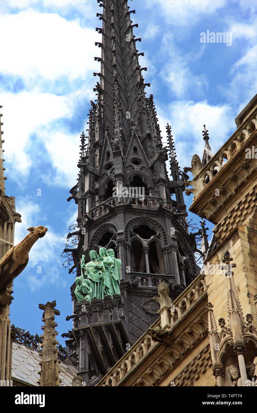 Kathedrale Notre-Dame de Paris Stock Photo
