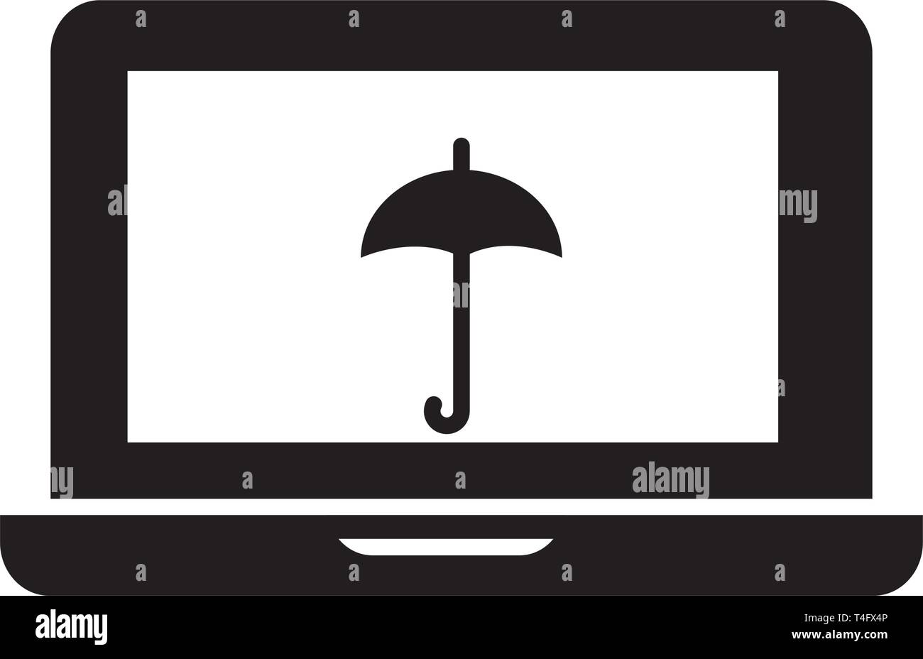 laptop icon trendy Stock Vector