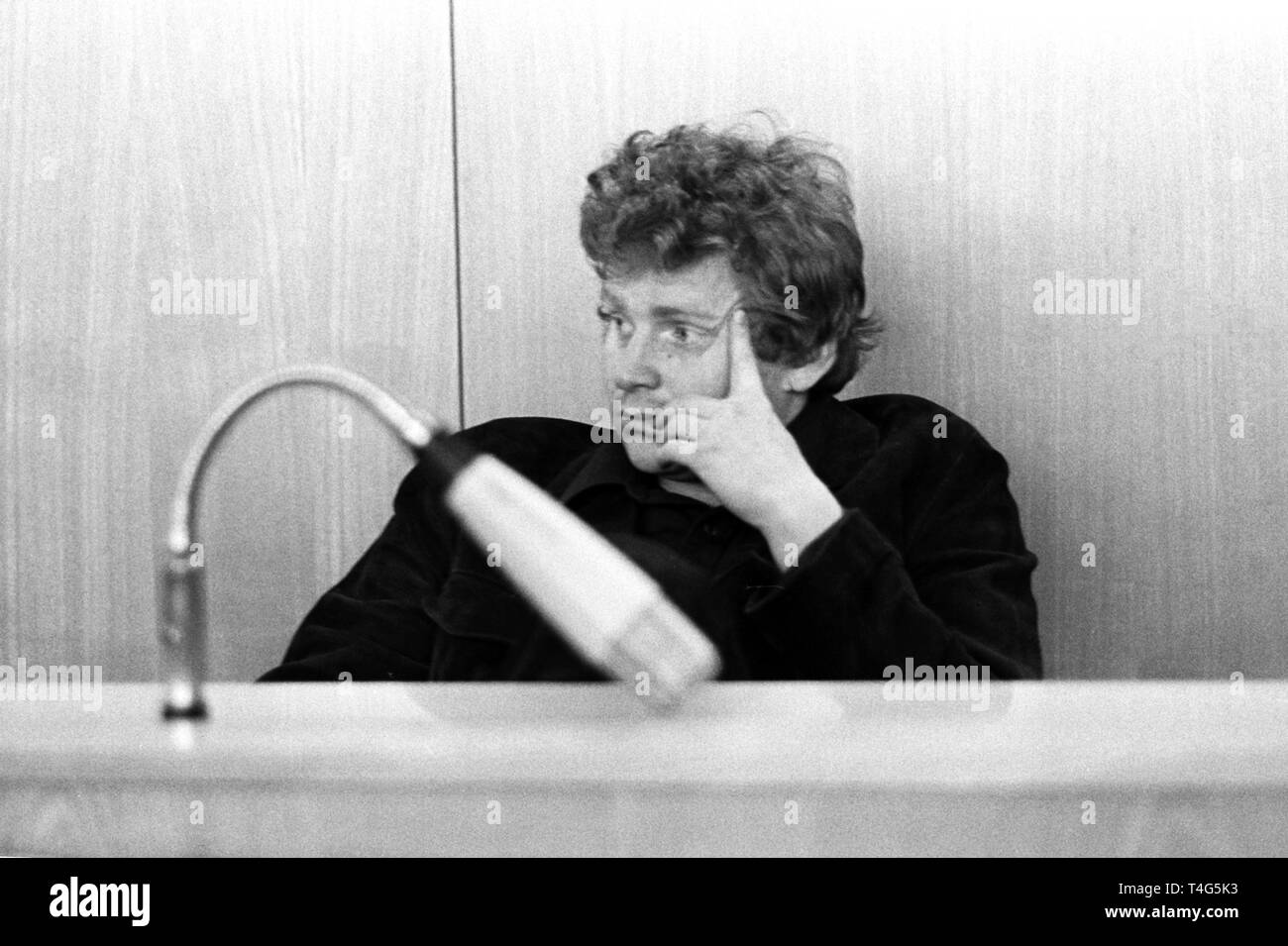 Student Leader Daniel Cohn Bendit At Frankfurt District Court On 24 January 1969 He Received A