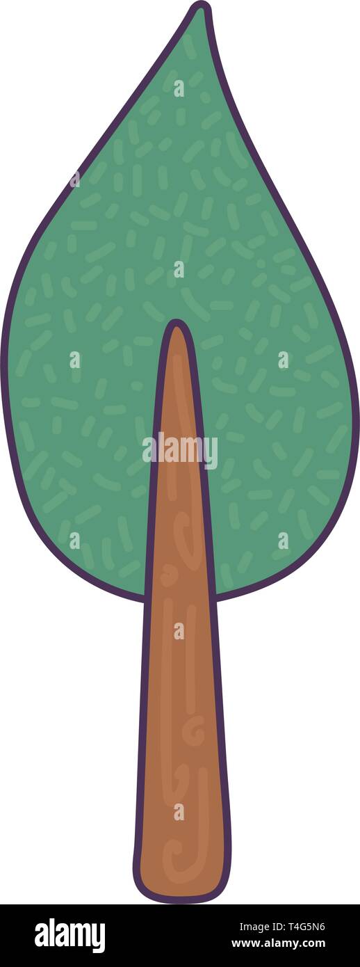 tree plant isolated icon vector illustration design Stock Vector Image ...