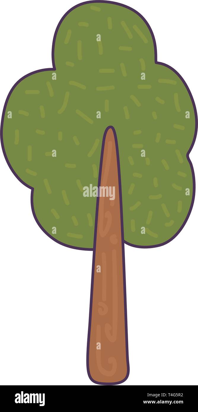tree plant isolated icon vector illustration design Stock Vector Image ...