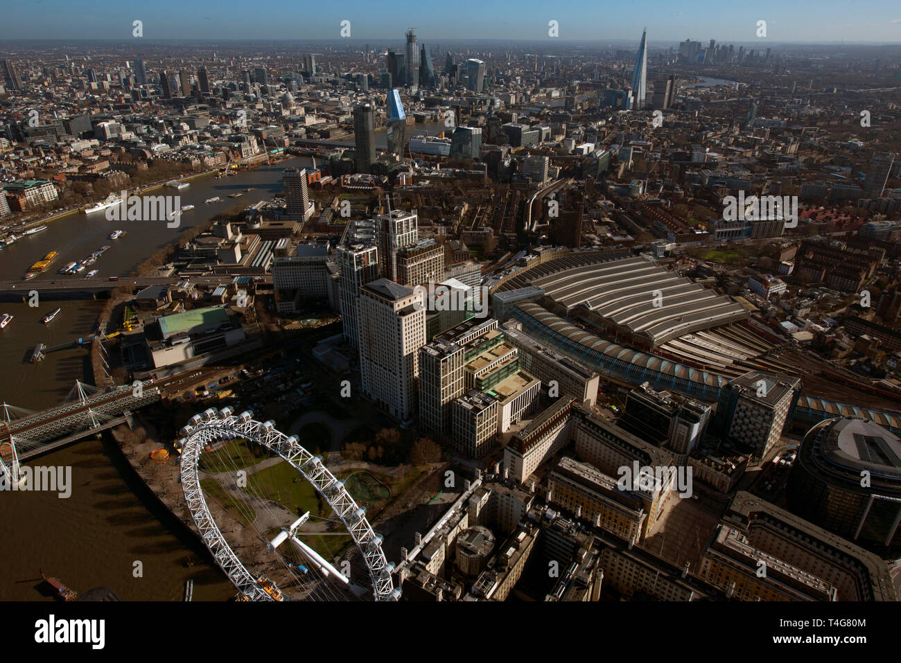 London and the Waterloo area Stock Photo
