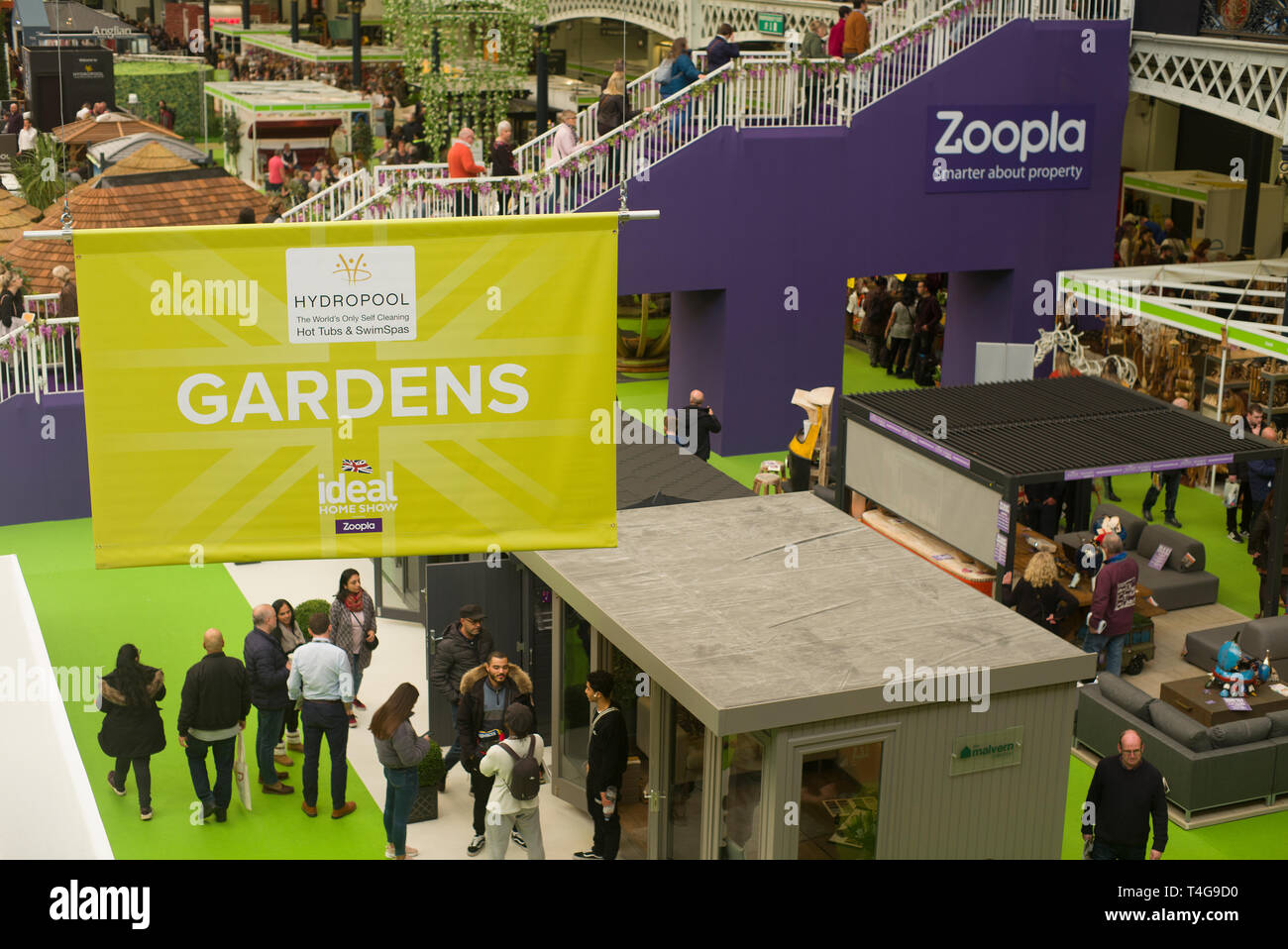 Ideal Home Show in London Stock Photo Alamy