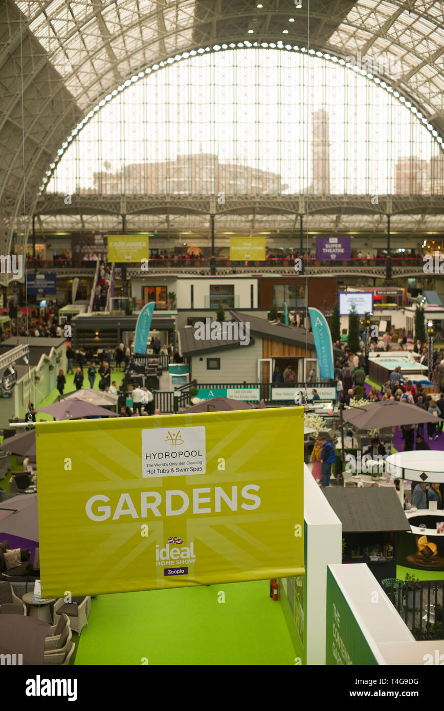 Ideal Home Show in London Stock Photo Alamy