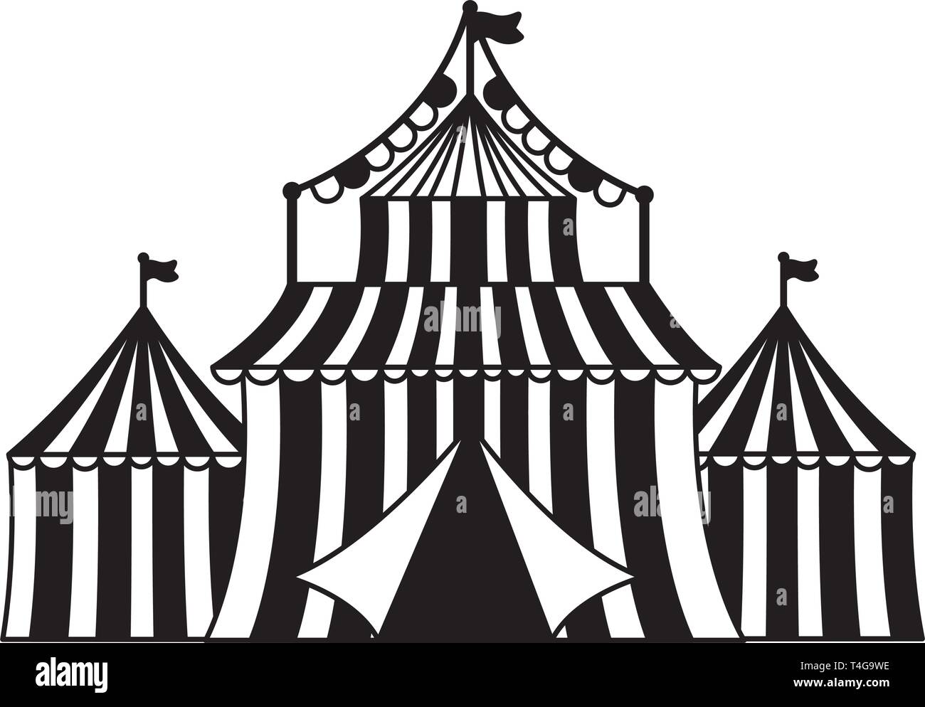 carnival tent amusement Stock Vector Image & Art - Alamy