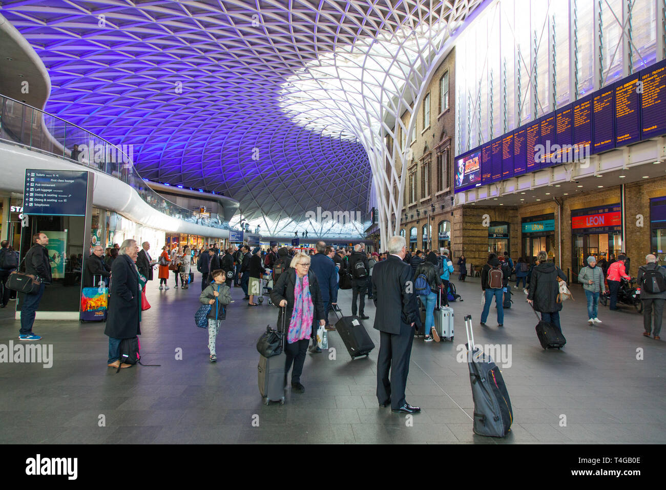 King's Cross Railway Station, Western Concourse designed by architects ...