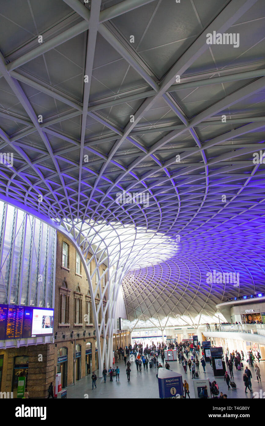 King's Cross Railway Station, Western Concourse designed by architects ...