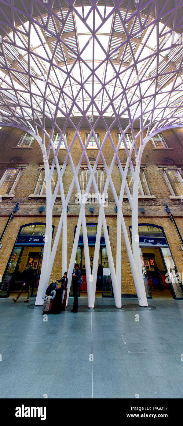 King's Cross Railway Station, Western Concourse designed by architects ...