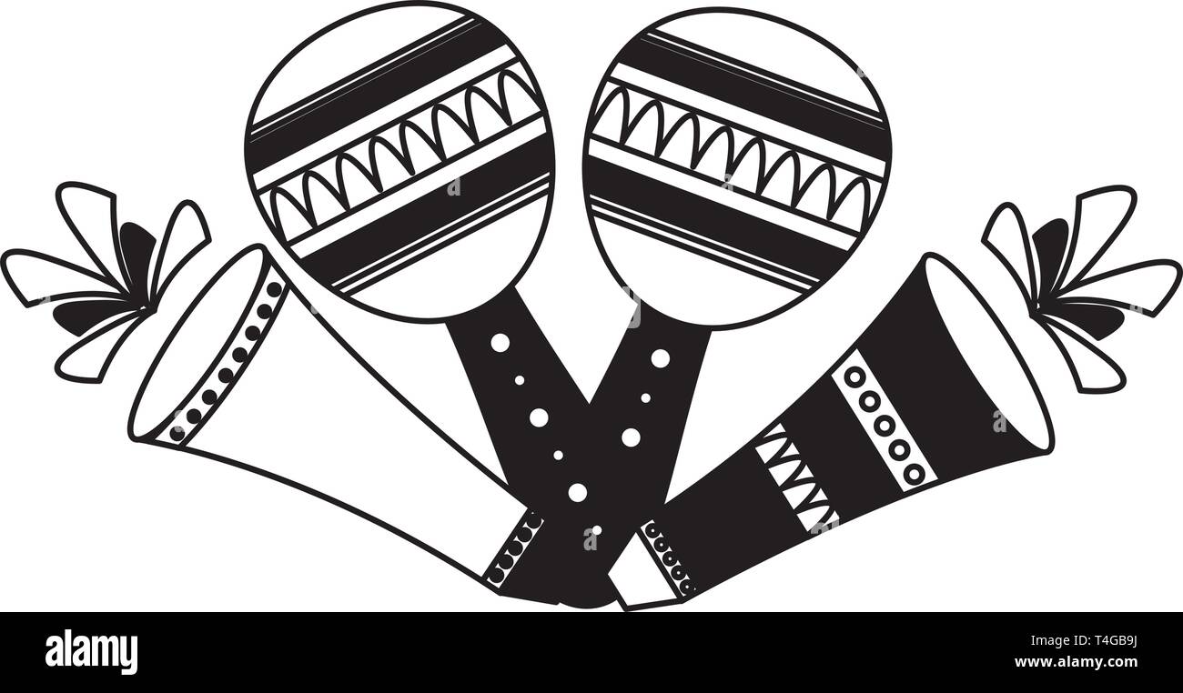carnival maracas and fireworks Stock Vector Image &amp; Art - Alamy