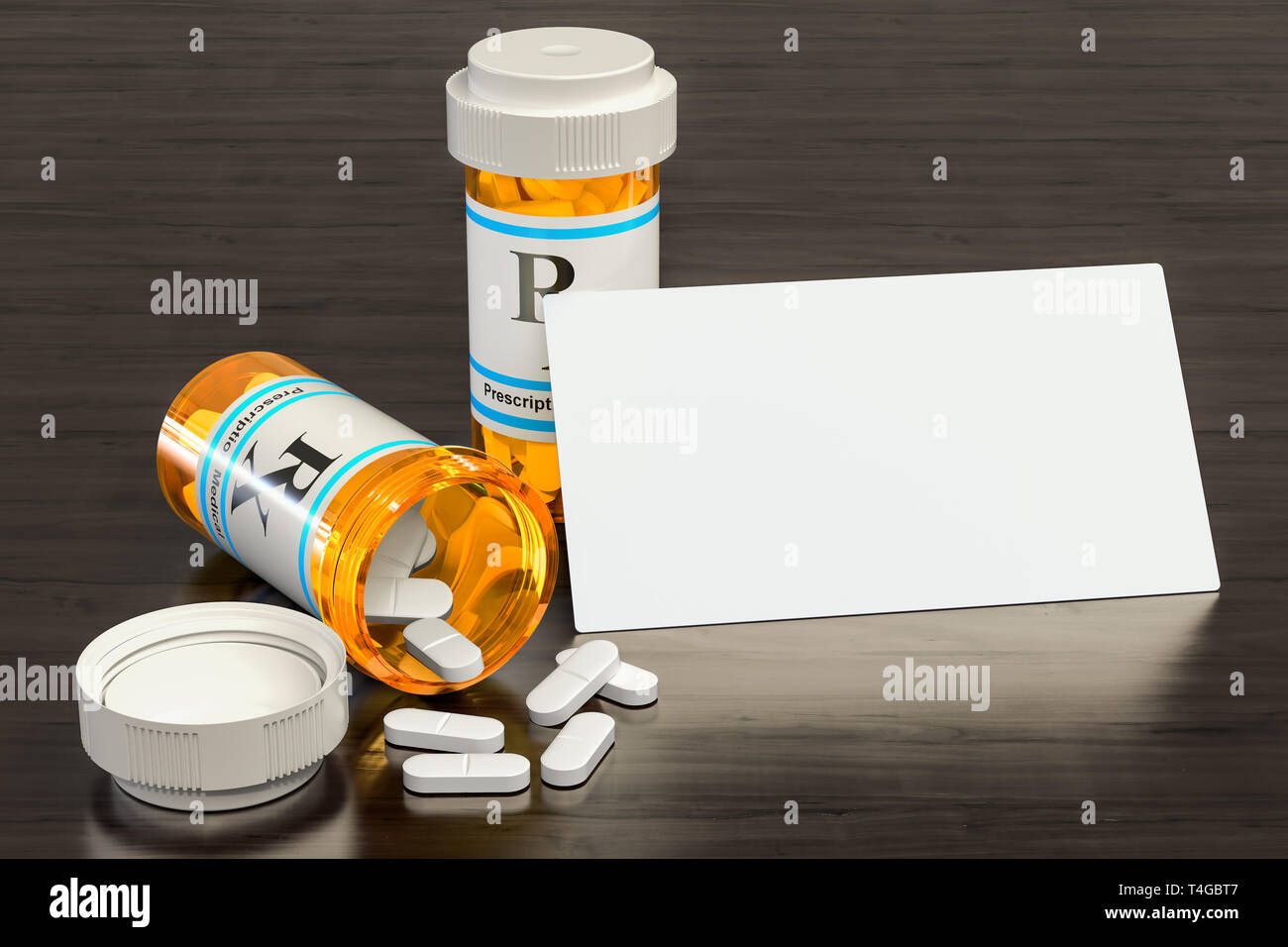 blank business card for pharmaceutical company or pharmacy