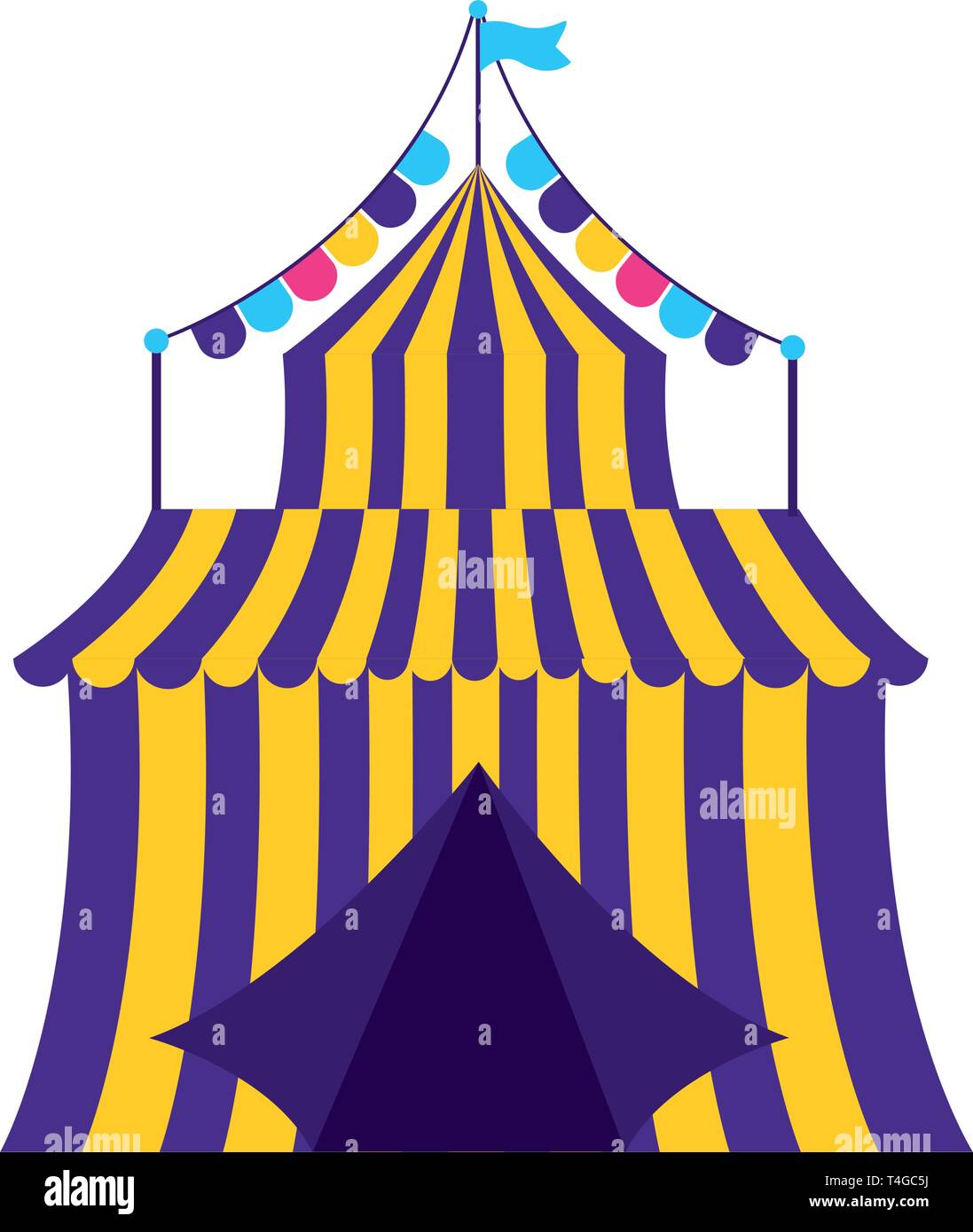 carnival tent circus garland Stock Vector Image & Art - Alamy