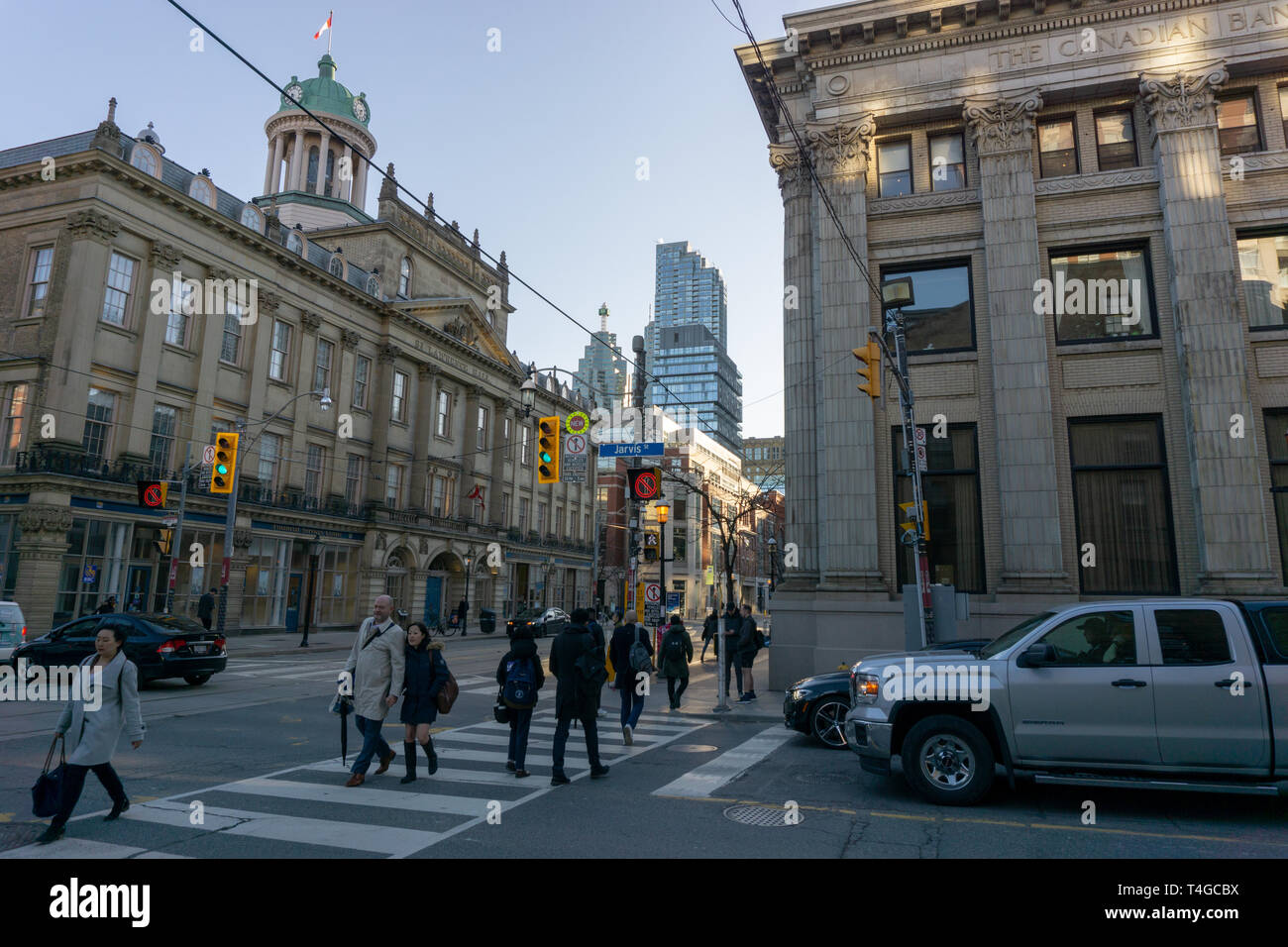 The intersection of King & Jarvis st belongs to the Old Town the first neighborhood of Toronto