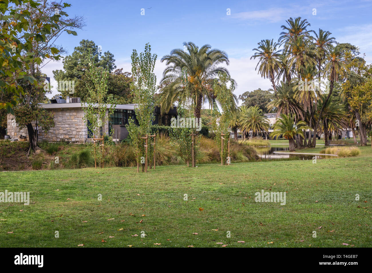 Campo Grande park near University of Lisbon in Lisbon, Portugal Stock Photo