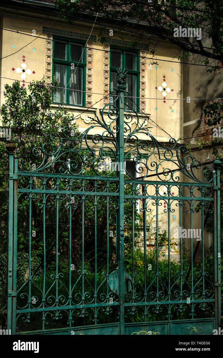 Entrance in Cluj Napoca Stock Photo Alamy