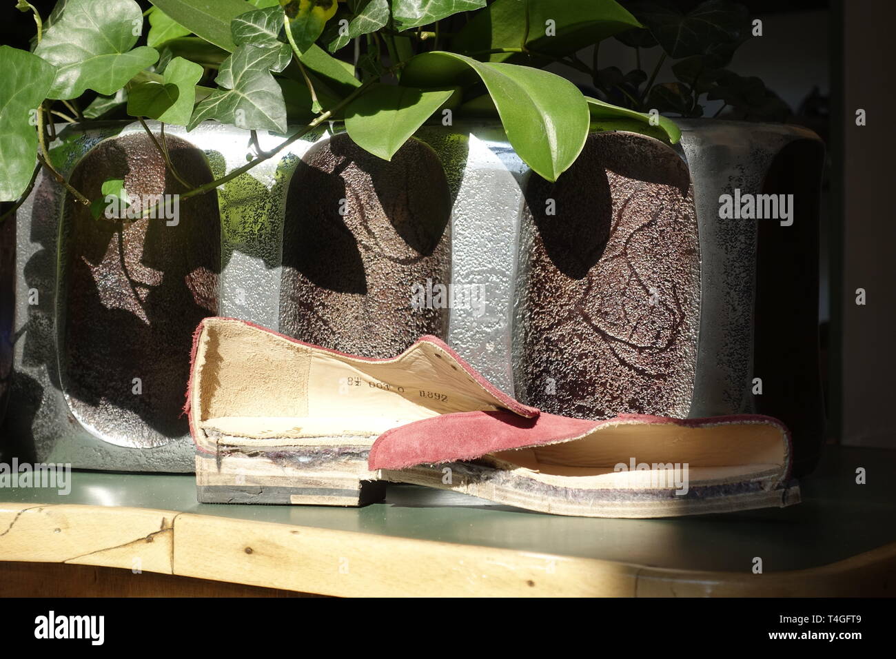 Hand Made Leather shoes Stock Photo Alamy