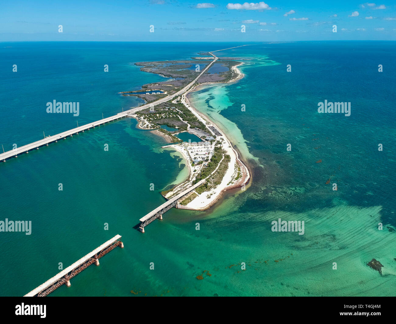 Road 1 to Key West in Florida Keys, USA Stock Photo