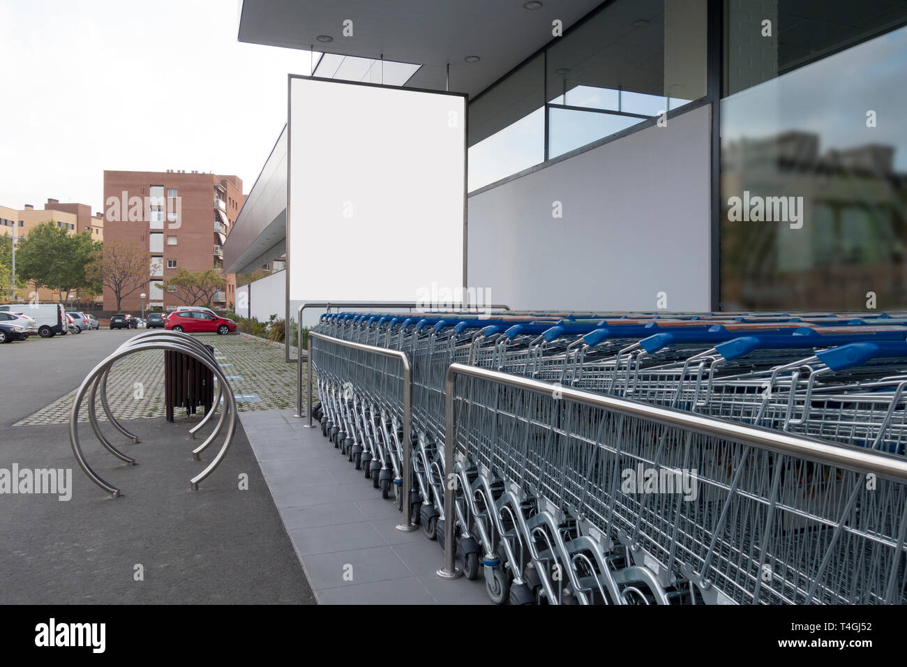 Supermarket Advertising Billboard High Resolution Stock Photography and ...