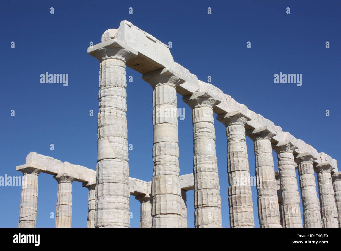 The Temple of Poseidon at Sounion Stock Photo - Alamy
