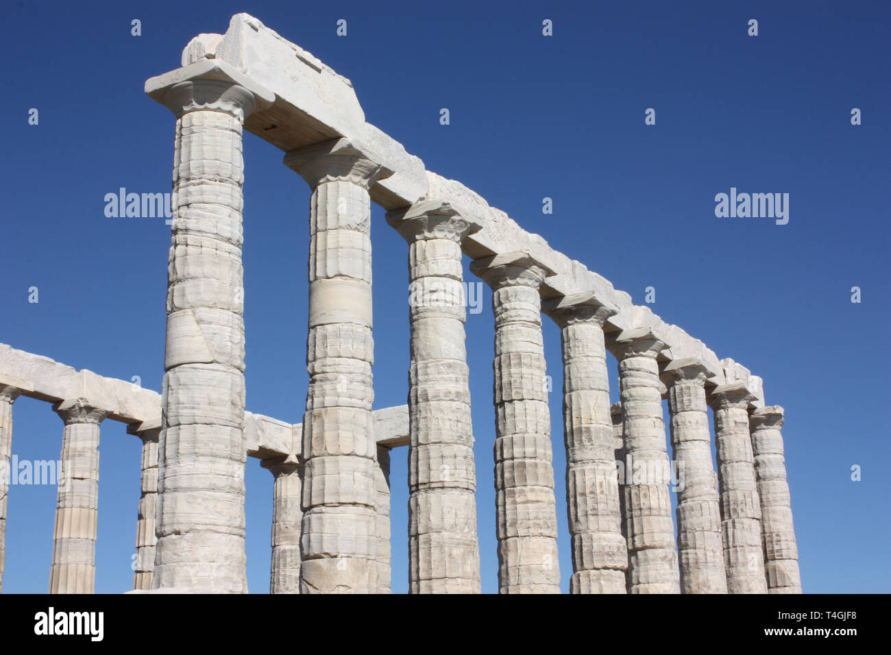 The Temple of Poseidon at Sounion Stock Photo - Alamy