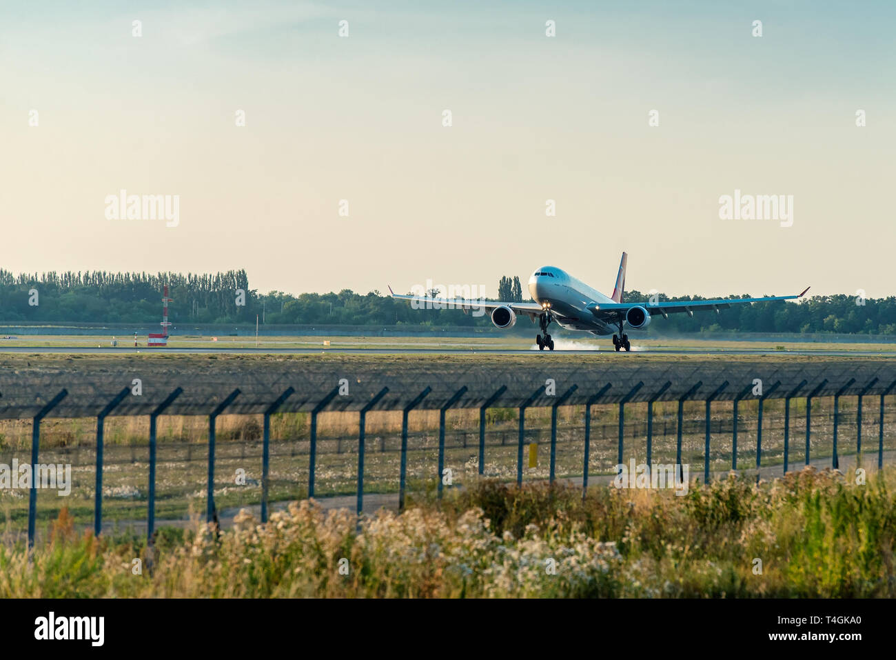 KIEV, UKRAINE - AUGUST 05, 2016: Aircraft company the Turkish Airlines ...
