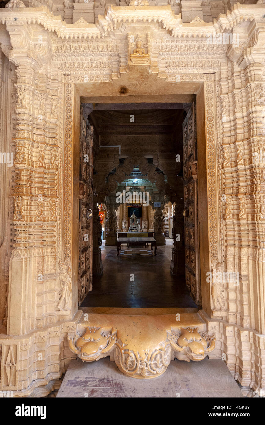 Dilwara Jain Temple  jaisalmer, Rajasthan, India Stock Photo